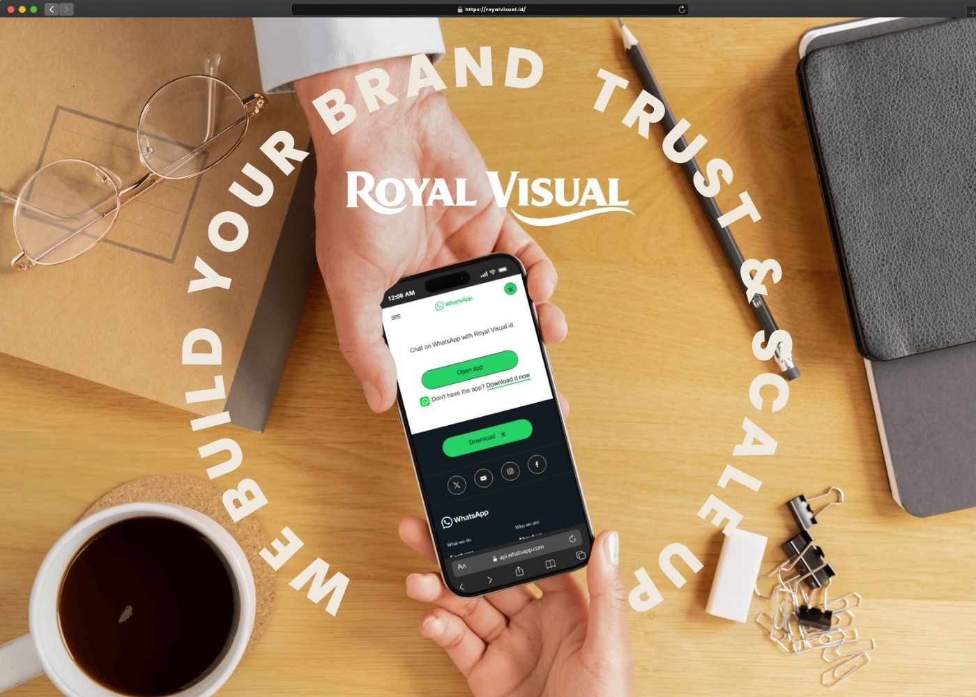 We Build Trust we Royal Visual