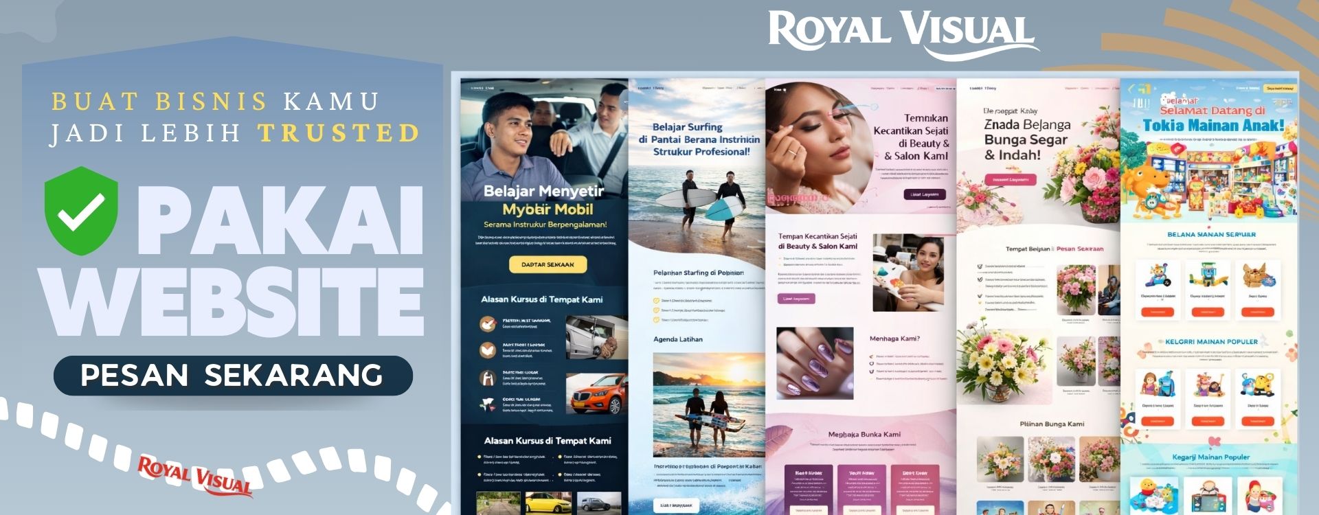 Jasa Pembuatan Website Professional dan Landing Pages di Royal Visual