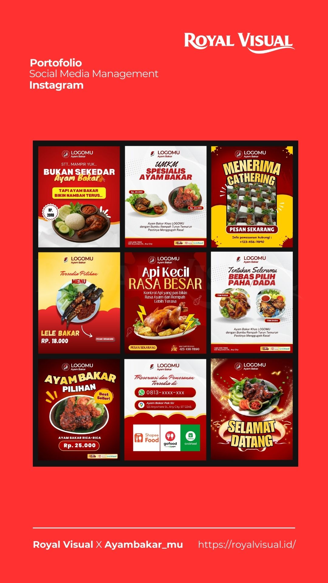 Portofolio Instagram Makanan by Royal Visual